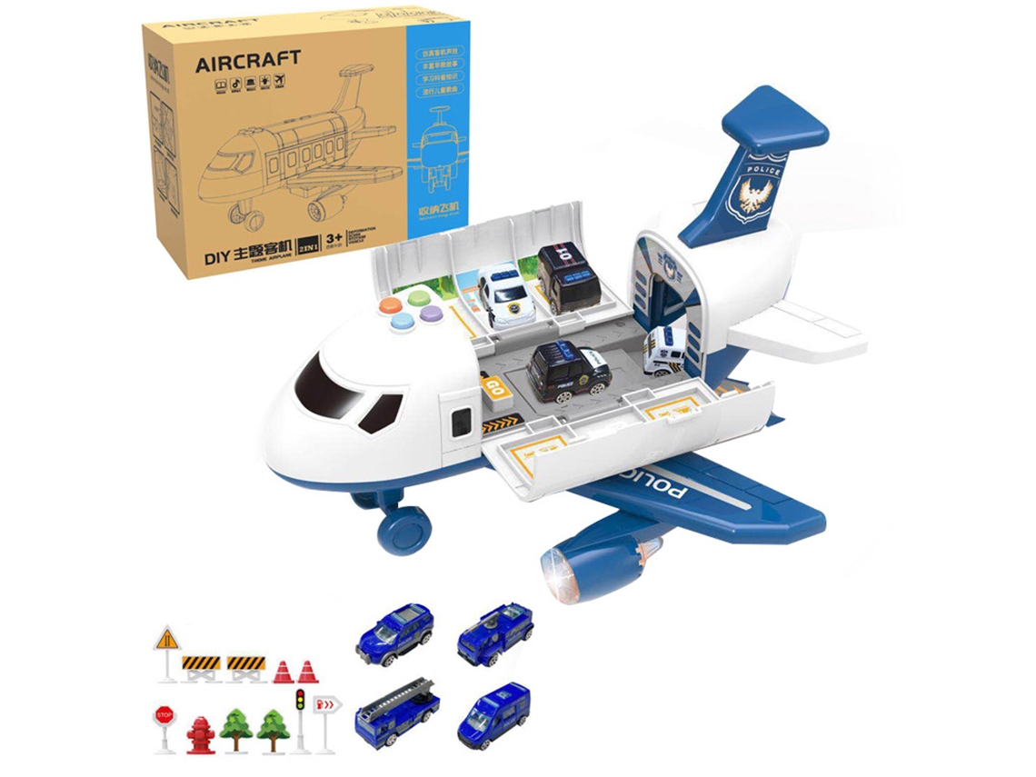 (estilo 7) Avião De Brinquedo Grande Com Música E Luzes, Modelo De Avião De Passageiros Em Alumínio.