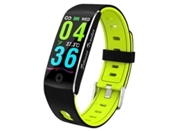 Relógio inteligente F10ta com monitoramento de frequência cardíaca e temperatura corporal, rastreador de condicionamento físico Ly Ebike