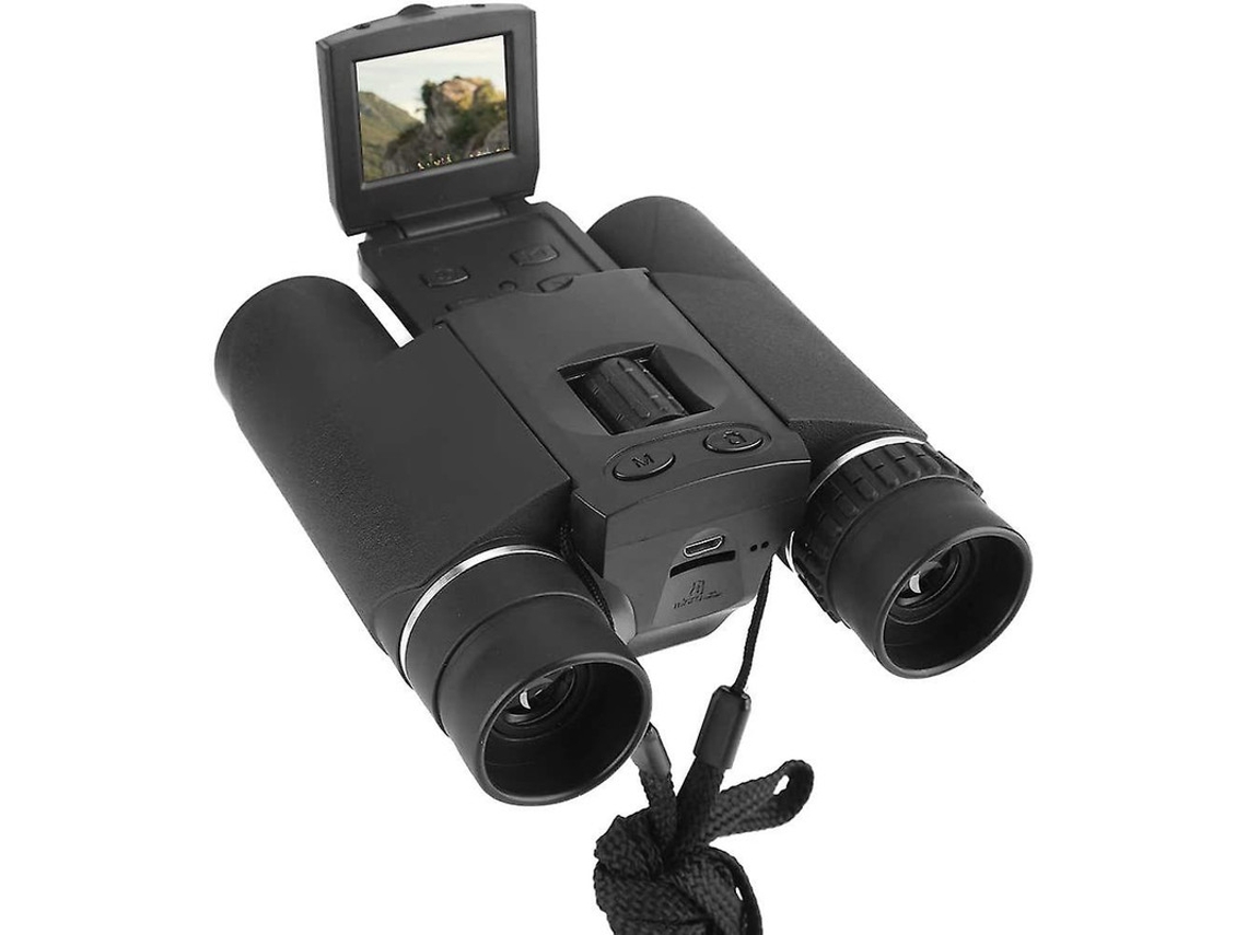 Binóculos Digitais 10x25 Lcd 1.5 Zoom Câmera Vídeo Foto Gravação Partida Futebol Pássaros Preto Bestvite