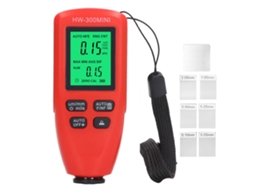 Medidor Automático De Espessura Tinta Automotiva, Instrumento Para Medir A Espessura Da Tinta Automotiva, Vermelho