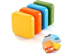 Conjunto De 4 Pequenas Caixas Para Guardar Medicamentos Com 2 Compartimentos Cada, Portáteis. Aquaforge