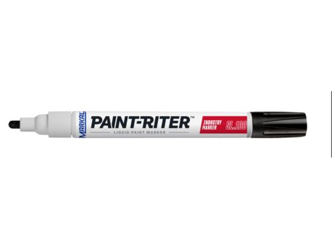 Marcador de Tinta Sl 100 Preto 3 Mm MARKAL