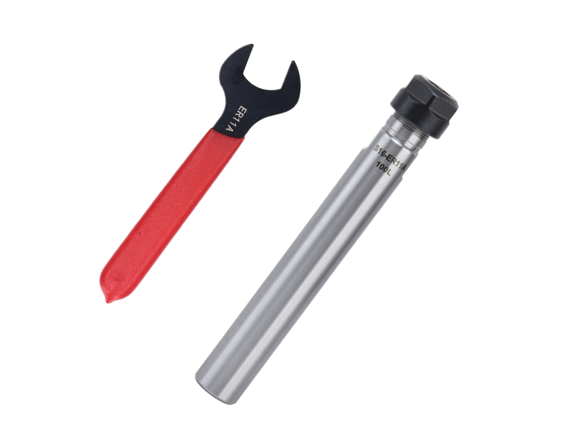 Laxiscreed Porta-ferramentas Com Mandril Er11 Para Cnc E Fresadoras, Extensão De Shank Reto