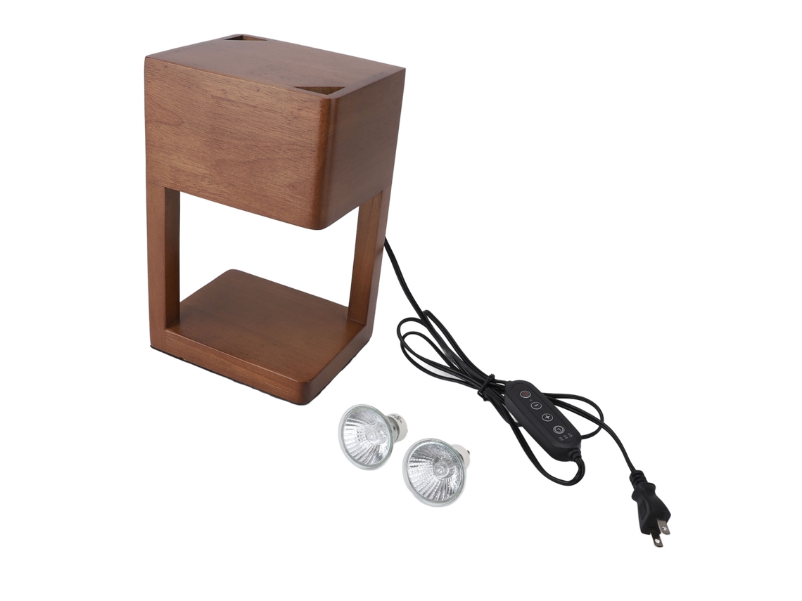 Lâmpada De Aquecimento Laxiscreed Com Vela, Temporizador E Luz Ajustável Para Conforto Ambiente
