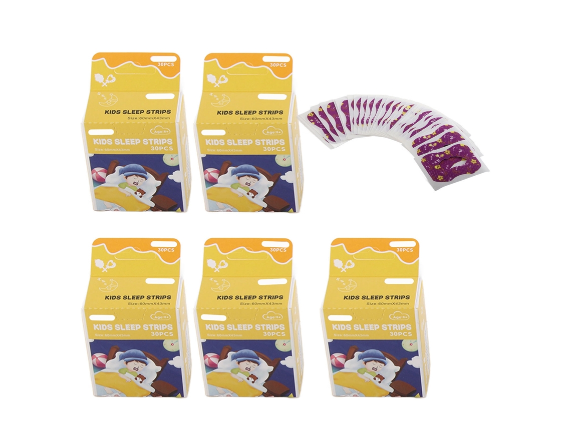 Mali 150pcs Fita Bucal Infantil para Sono Anti ronco Respirável Aliviar Congestão Nasal