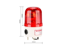 Laxiscreed Sinal Rotativo Led À Prova De Água E Poeira Com Aviso Sonoro De 90db Para Indicações Visuais E Sonoras
