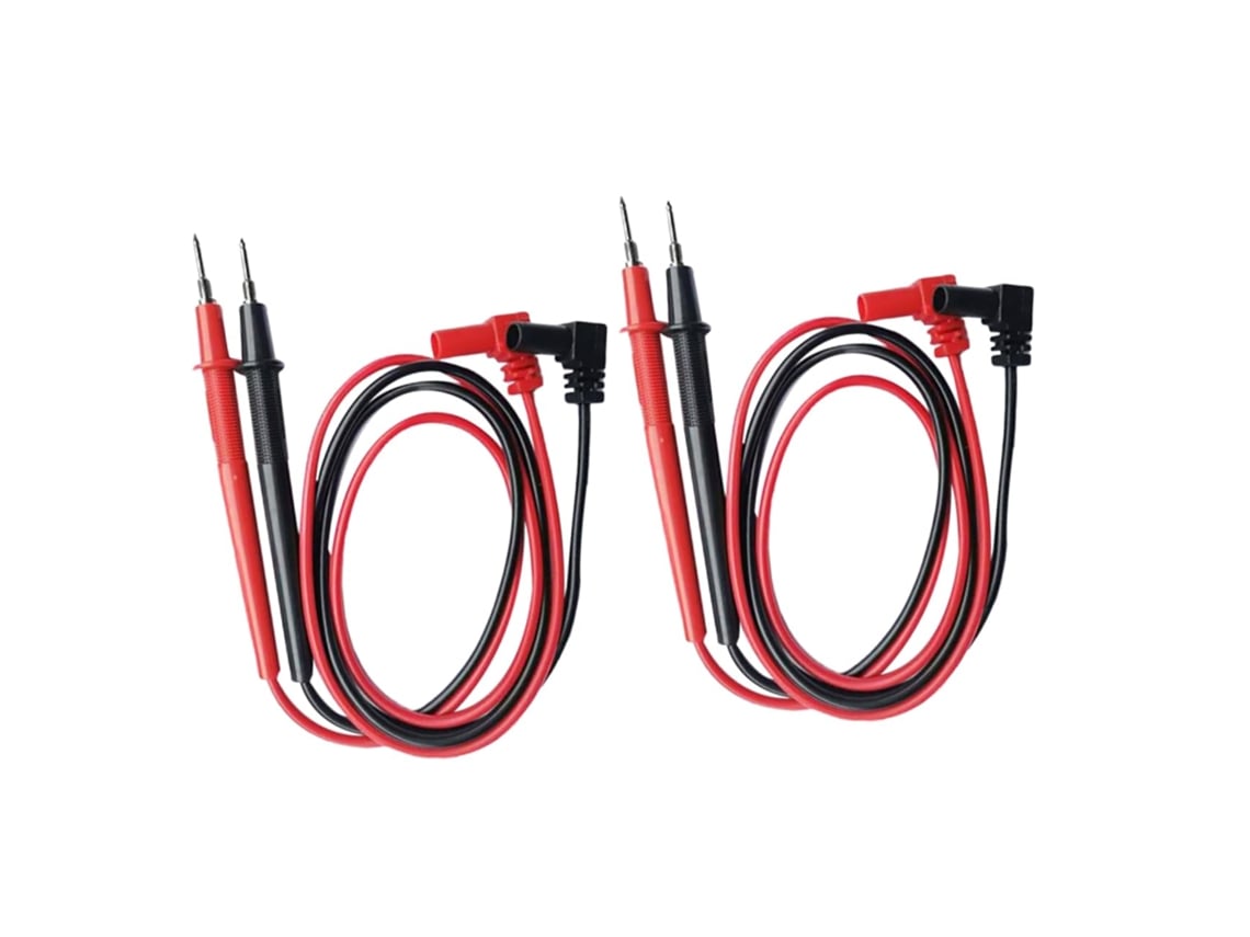 Kit Com 2 Conjuntos De Teste De Som Digital Para Multímetro Com Cabos De Teste Universais.