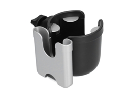 Primerox porta copo Universal 2 em 1 com Suporte para Celular para Carrinho de Bebê Bicicleta J4077 Prata