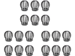 Conjunto De 18 Filtros De Gotejamento Que Impedem O Entupimento Por Folhas, Galhos, Espuma Do Telhad Gokoco