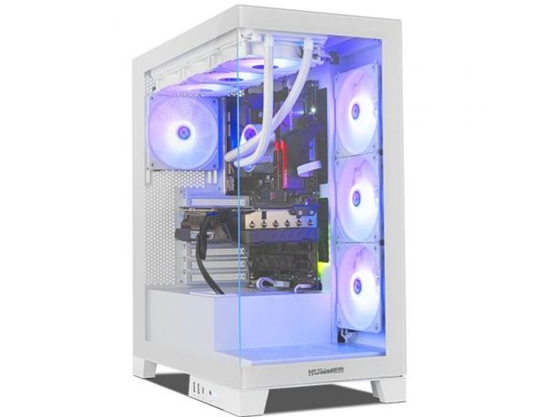 Caixa Semitorre ATX NOX NXHUMMERGLOCKWH (Branco - Midi-Tower)