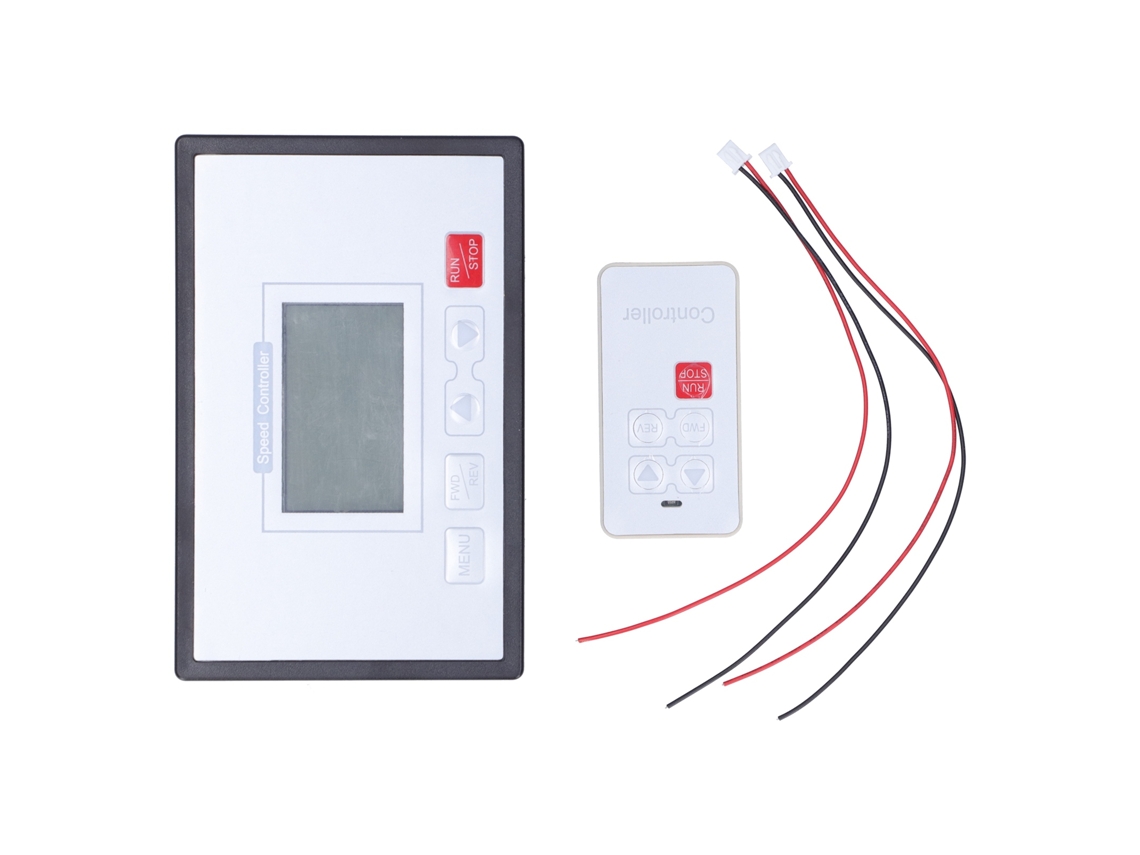 Controlador de Velocidade de Motor DC com Display LCD Digital e Controle Remoto para Suprimentos Industriais