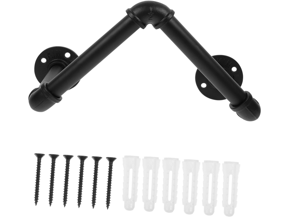 Suporte De Toalhas Metal, Estilo Industrial, Para Pendurar Na Parede, Organizador Multifuncional Para Casa