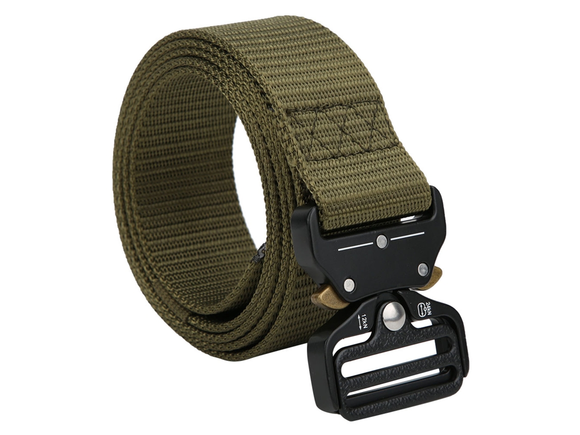 Cinto De Cintura Militar Para Resgate Multifuncional Outdoor De Nylon Resistente Para Descida E Rapel (verde Armada)