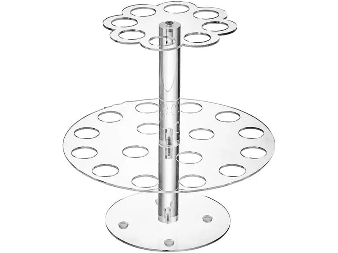 Suporte Para Ferramentas Em Acrílico E Cone De Creme