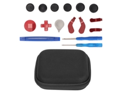 Aetheria kit de Reparo e Acessórios 13 em 1 para Controle Xbox One Elite Series 2 Vermelho