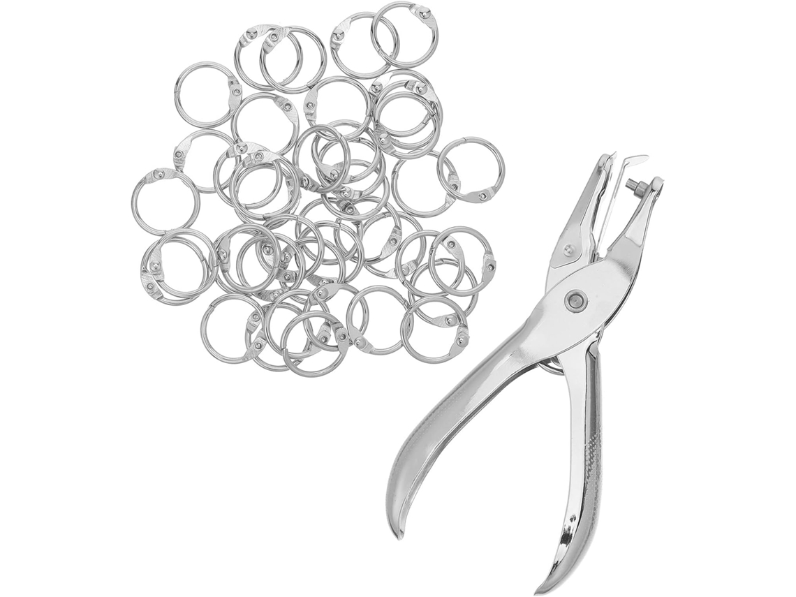 Pastas De Argolas Metálicas Ciieeo 15mm, 101 Peças, Para Organização De Documentos, Cartões, Material Escolar E De