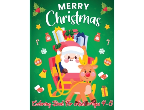 Livro Christmas Activity Book for Kids Easy Activity Book for Kids 4-8 Christmas Book for Children de Shanice Johnson (Inglês)