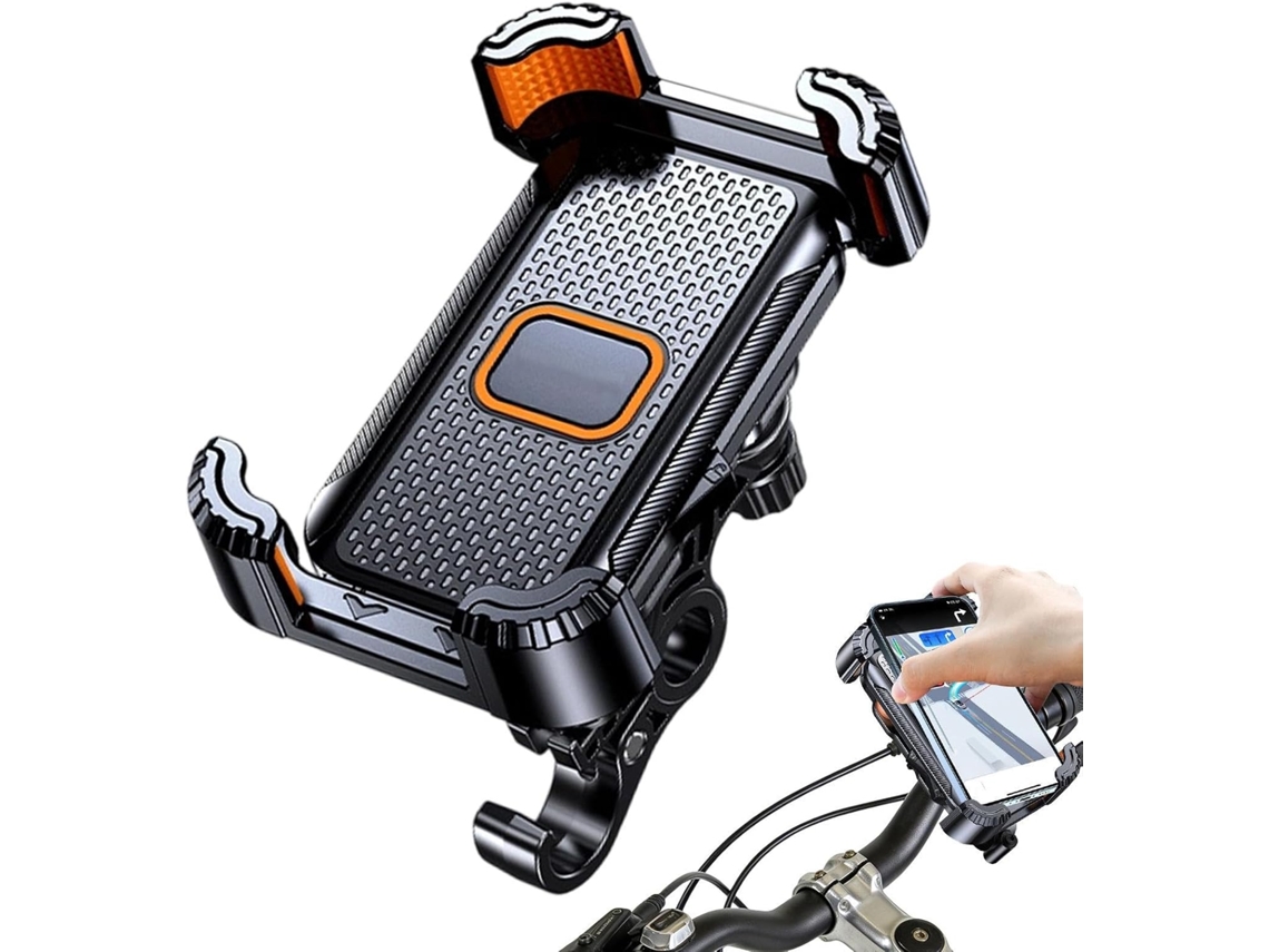 Suporte Genérico Para Celular De Bicicleta À Prova D Água E Ajustável Antivibração Homens Mulheres Ideal Montanhismo