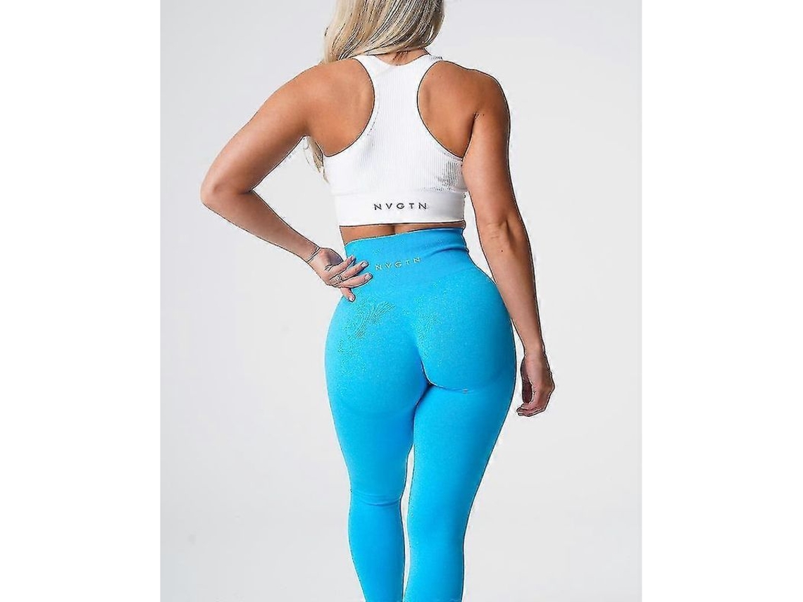 2026 leggings Sem Costura Speckled Nvgtn de Spandex Mulher Alto Quadril Fitness Yoga Academia