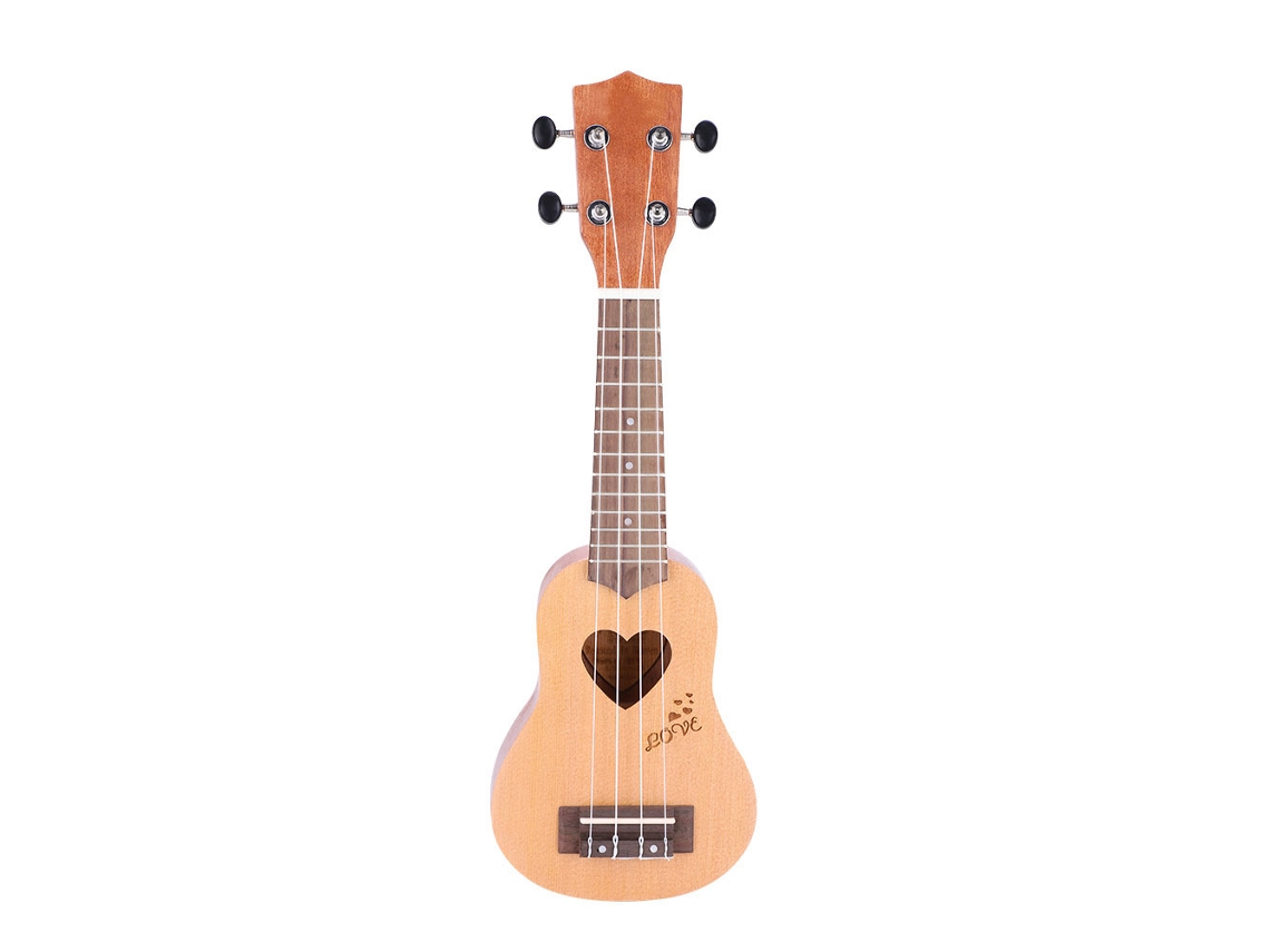 Ukulele Portátil Com Capa Presente Ideal Para Crianças