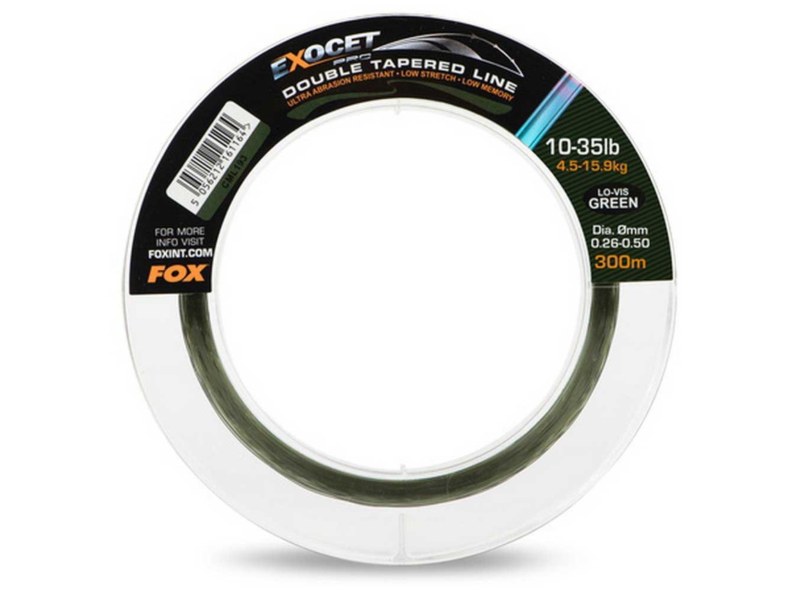 Monofilamento Exocet Pro Double Tapered 300 M Transparente 0.300 Mmfox International