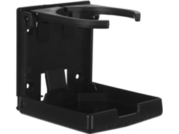 Suporte para carrinho dobrável e ajustável em ABS, composto por 3 peças.