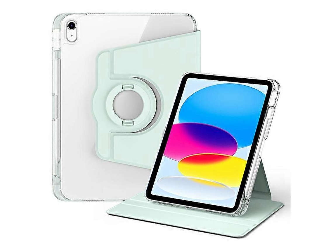 Capa Protetora Em Couro Pu + Acrílico Com Suporte Giratório, Compatível Com Ipad 10.9 (2022).