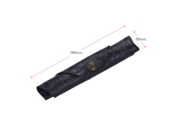 Funda De Couro Antigo Para Caneta Artesanal Protetora 7*1.2''