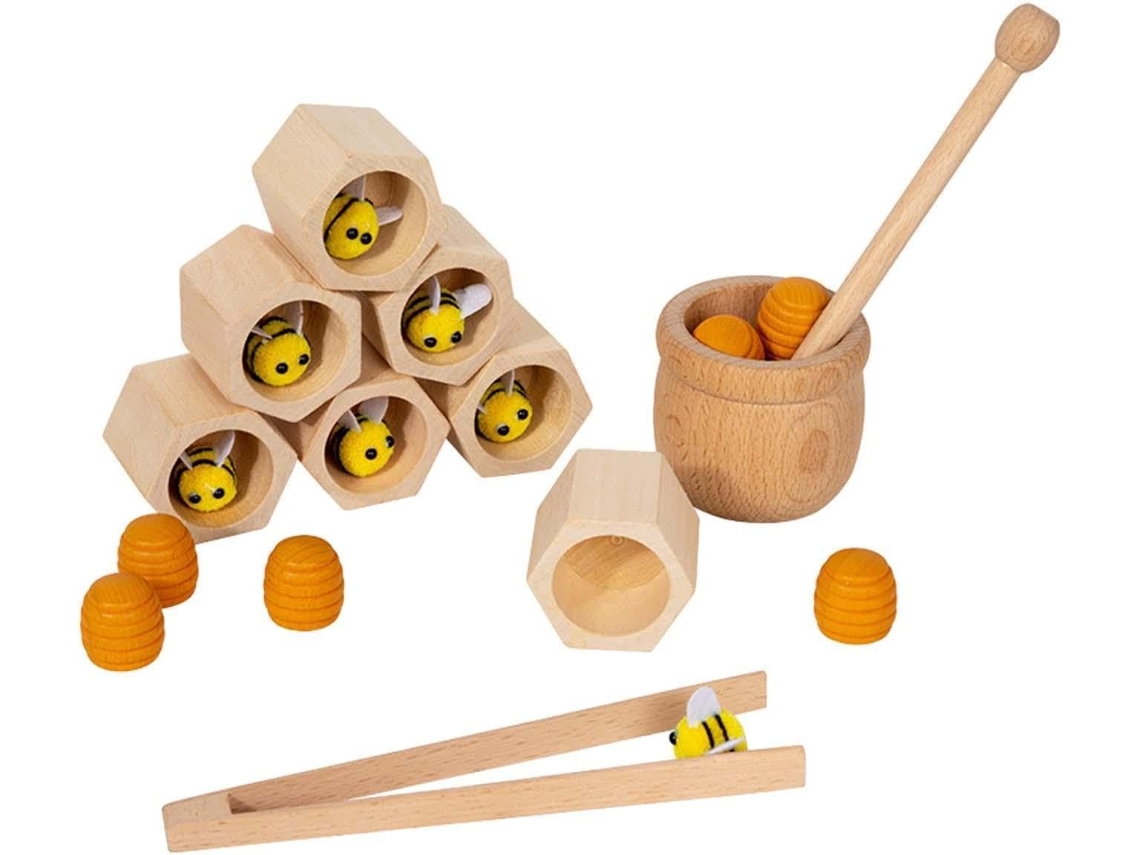 Jogo De Combinar Abelhas, Colmeia, Brinquedo Classificação E