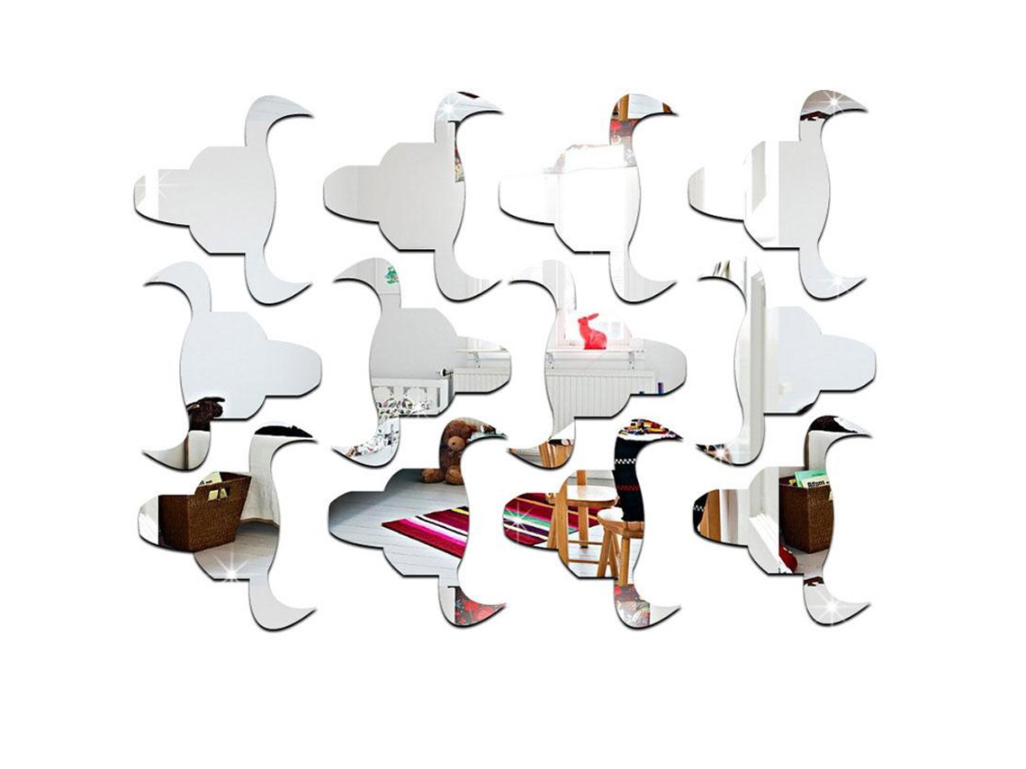 Stickers De Cabeça De Vaca Em Espelho Acrílico Laxiscreed Para Decoração Moderna
