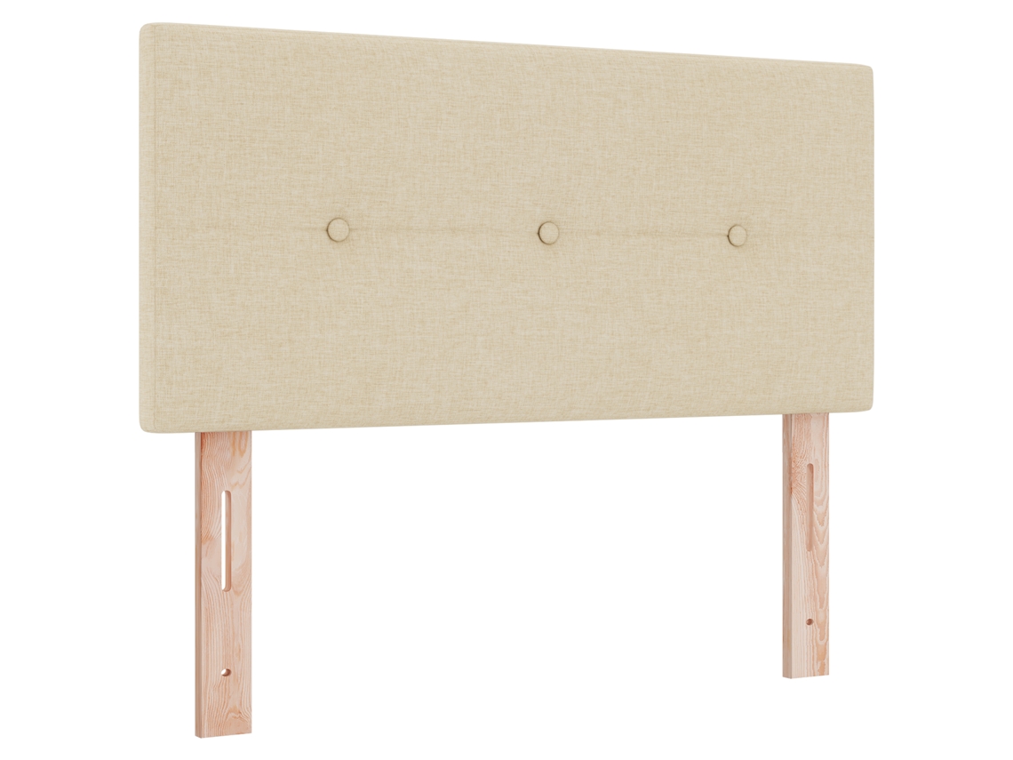 Cabeceira Led Estofada Creme Vidaxl (80 Cm)