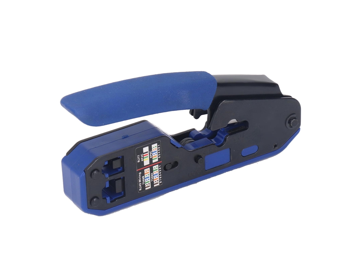 Laxiscreed Ferramenta De Crimpagem Rj45 Com Desencapador E Passa-filamentos, Ideal Para Redes