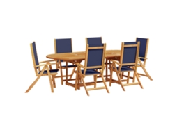 Garden Dining Set, Garden Dining Sets Vidaxl Marrom Madeira De Acácia (n/a)