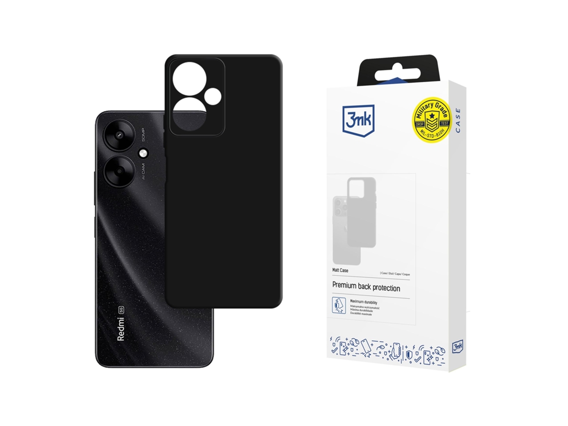 Capa 3mk Matte Para Xiaomi Redmi 13c 5g Proteção Perfeita E Praticidade