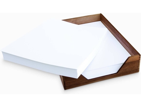 Tabuleiro WOODSAKA Bétula (Castanho - 22.4x32.5x6.2 cm - A4 - Madeira)