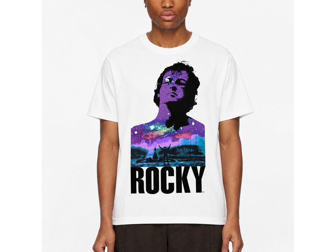 Rockinstone Rocky Movie Wrong White Adult T-shirt Size:s