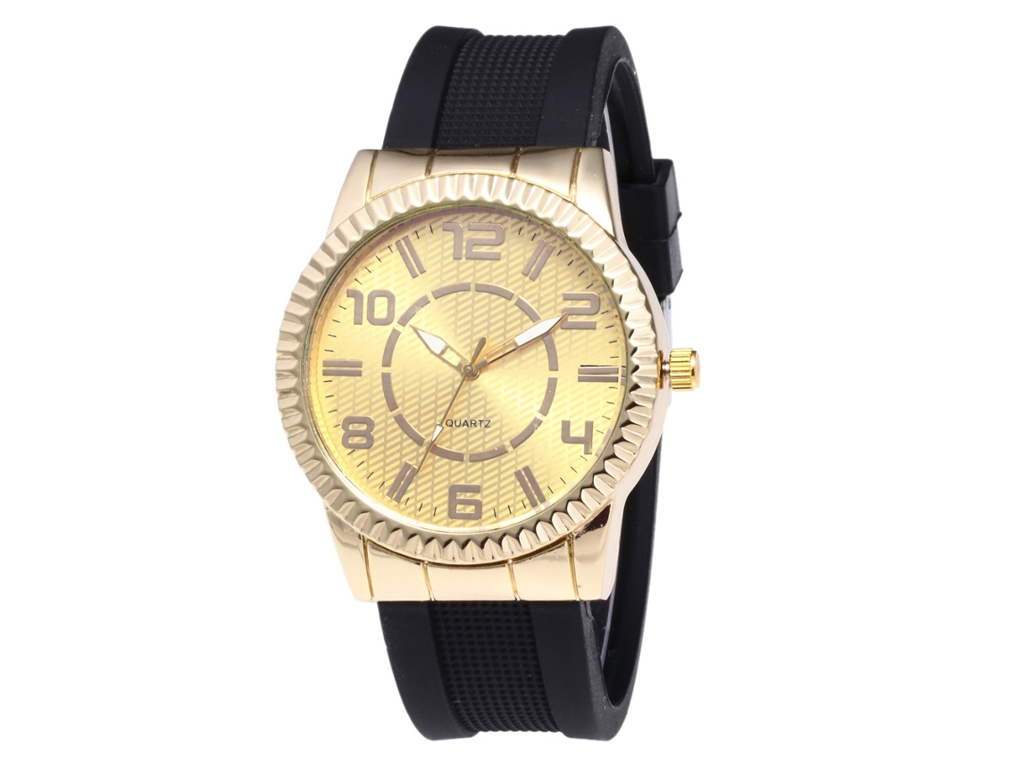 Relógio de quartzo unissex com pulseira de silicone casual Zlf0456-d