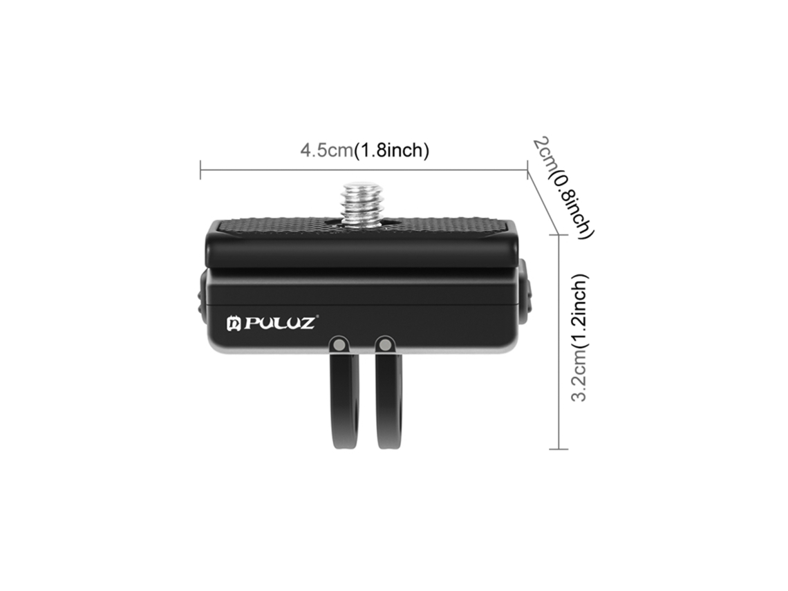 Puluz Pu965b Magnetic Quick Release Mount For Sports Camera Magnetic Adapter Mount Aluminum Alloy Replacement For Insta360 Ace/ Ace Pro LAXISCREED