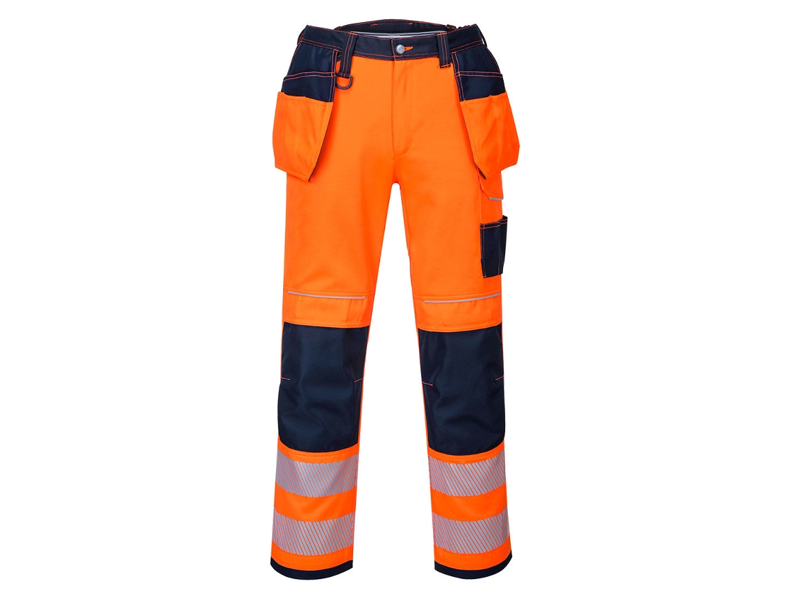 Calça Holster Pocket Pw3 De Alta Visibilidade Laranja Marinho / 38