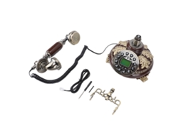 Telefone Fixo Vintage LAXISCREED com Lcd e Base Estável