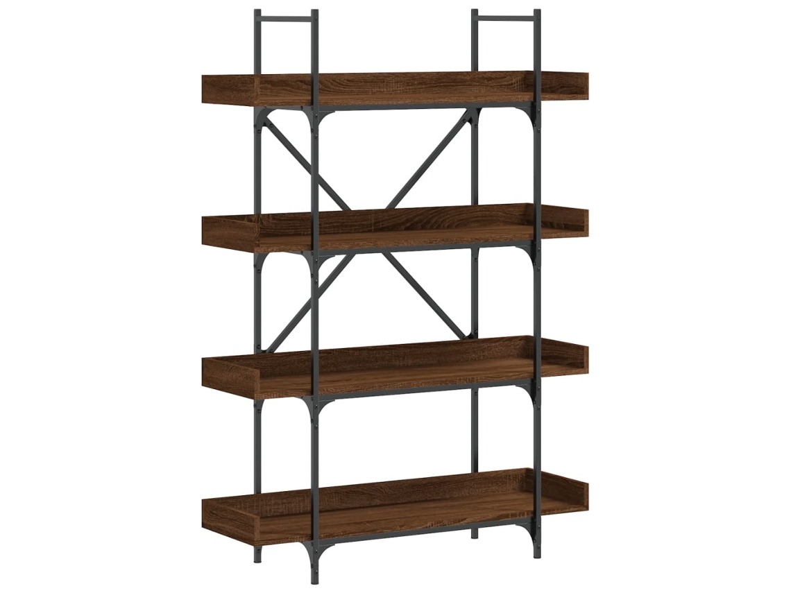 Bookcase, Bookcases Vidaxl Marrom Madeira Processada (n/a)