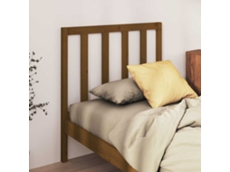 Vidaxl Cabeceira De Cama 81x4x100 Cm Pinho Maciço Castanho Mel