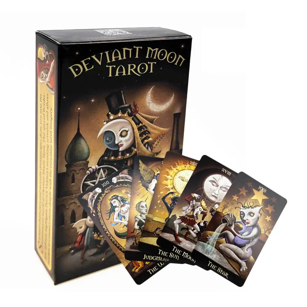Nova Versão Do Jogo De Cartas Alien Moon Tarot (versão Em Inglês) É Um Jogo De Tabuleiro De Adivinhação Ideal Para Encontros Familiares.