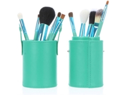 Kit de Pincéis para Maquilhagem WJS 840079112330 (12 Un - Verde)