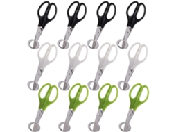 Tesoura de aço inoxidável para ovos de codorna (pacote com 12) e cortador de parede para pombos Slowmoose