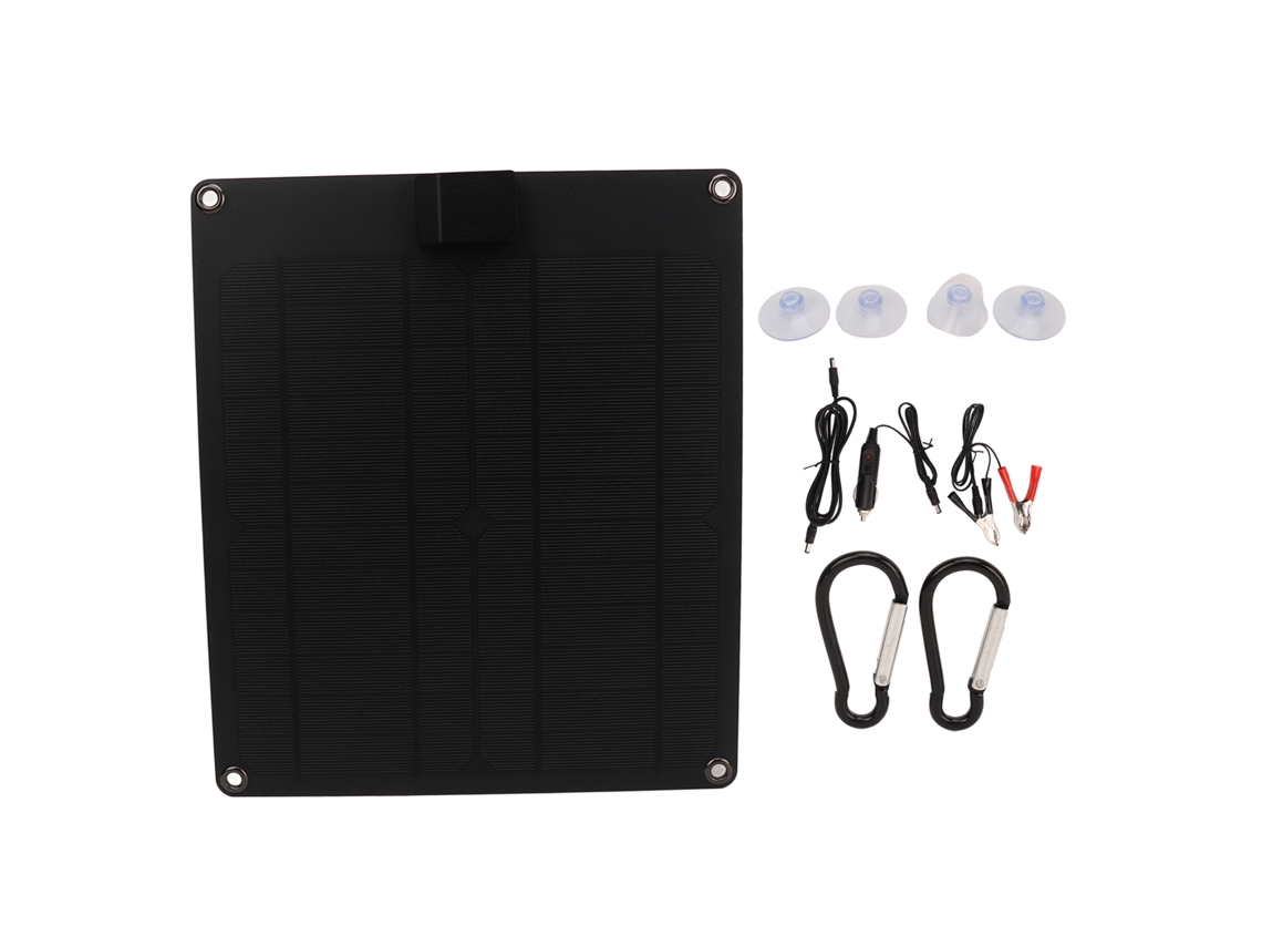 Kit Painel Solar 15 W com Saída Dupla BRILVIBERA