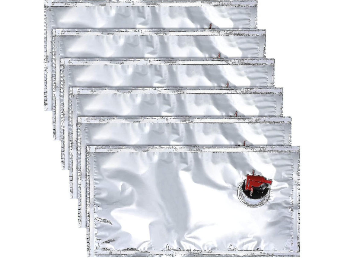 Conjunto De 6 Sacolas De Refil Para Vinho, Reutilizáveis ​​​​e Com Bico Para Encher Garrafas De Vinho. Aquaforge