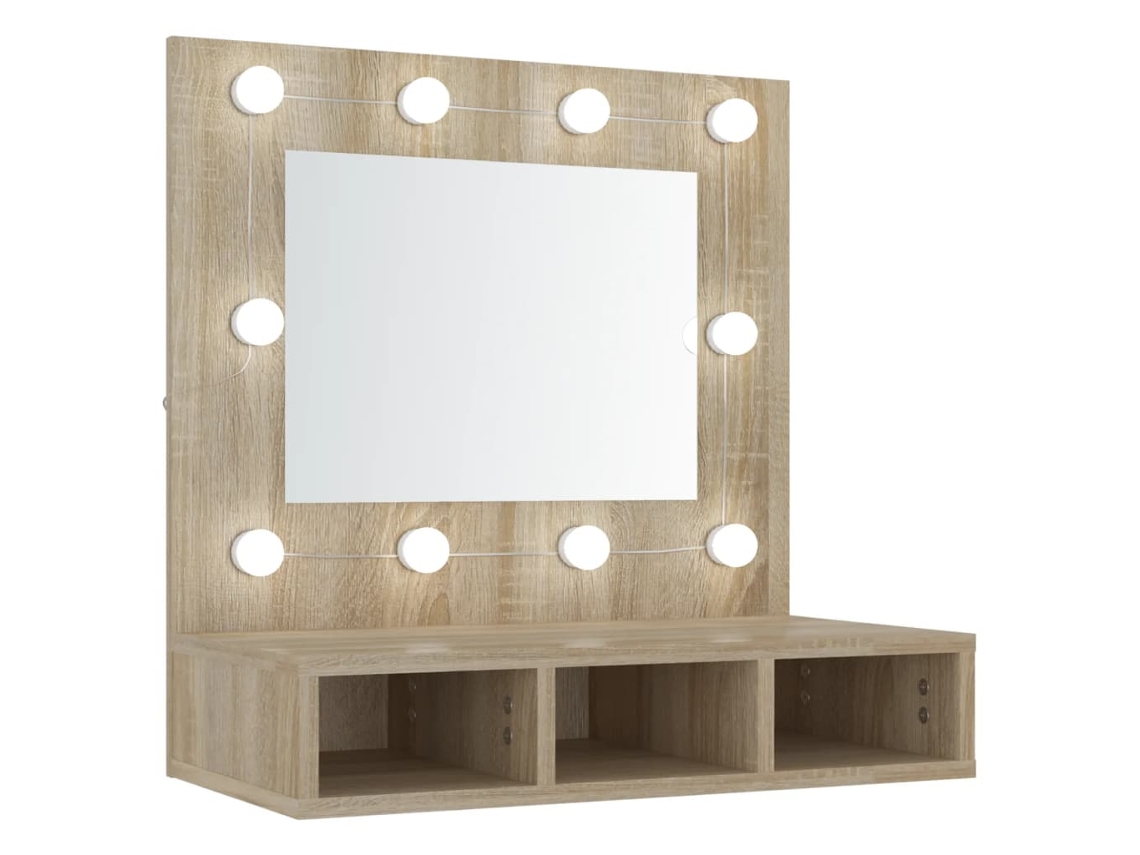 Mirror Cabinet, Mirror Cabinets Vidaxl Marrom Madeira Processada (n/a)