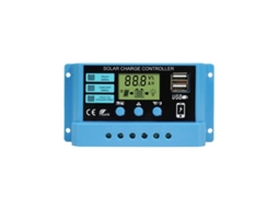 2026 controlador de Carga Solar Inteligente 30a 12v/24v com Display Lcd e Porta Usb 5v/2a