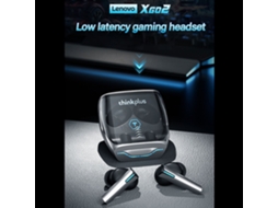 Fones De Ouvido Sem Fio Lenovo Xg02 Gaming Bt5.0 Hifi Baixo Atraso Preto